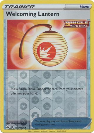 Chilling Reign - 156/198 - Welcoming Lantern - Reverse Holo
