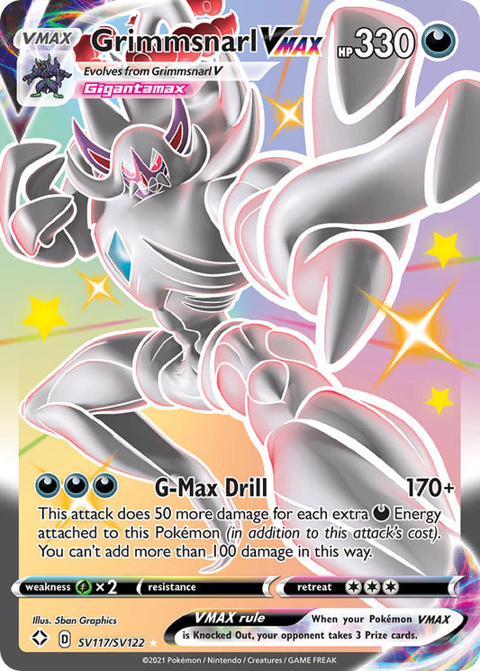 Shining Fates: Shiny Vault - SV117/SV122 - Grimmsnarl VMAX