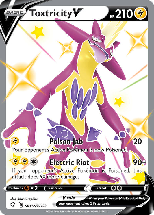 Shining Fates: Shiny Vault - SV112/SV122 - Toxtricity V