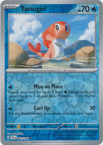 Scarlet & Violet - 062/198 - Tatsugiri - Reverse Holo