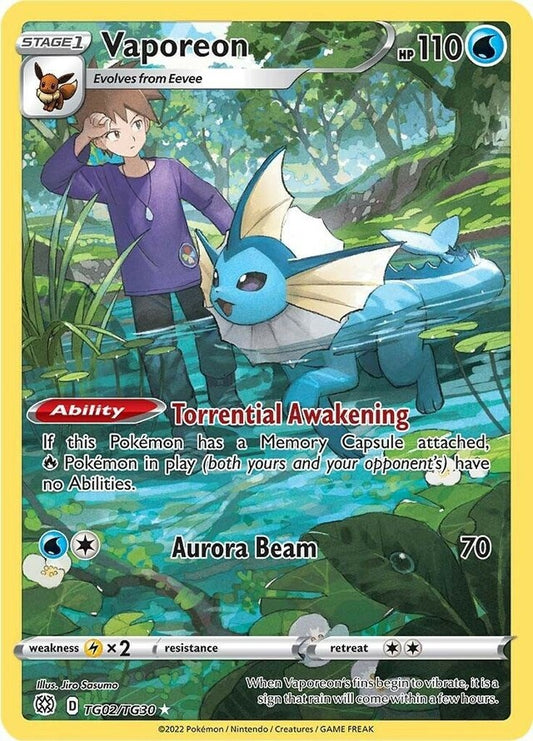 Brilliant Stars - TG02 - Vaporeon