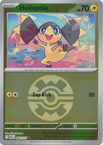 Ascended Heroes - 063/217 - Helioptile - Ball Reverse Holo