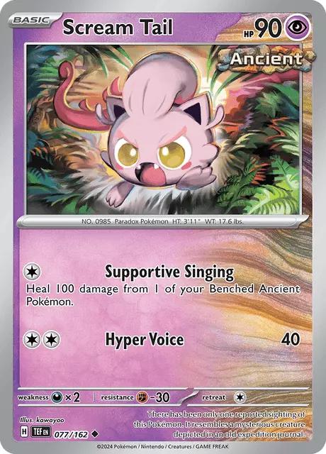 TEF - 077/162 - Scream Tail - Cosmos Holo