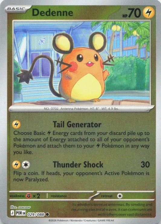 Perfect Order - 029/088 - Dedenne - Reverse Holo