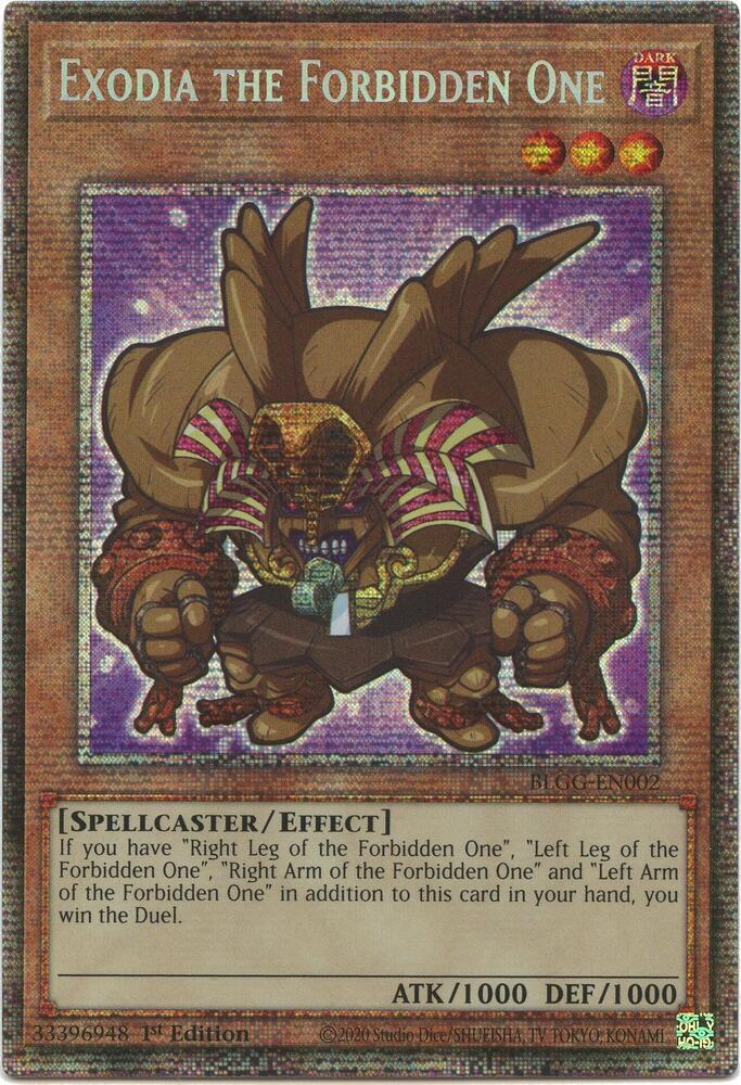 BLGG-EN002 - Exodia the Forbidden One