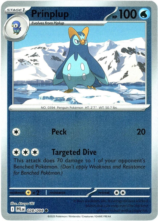 Phantasmal Flames - 028/094 - Prinplup - Reverse Holo