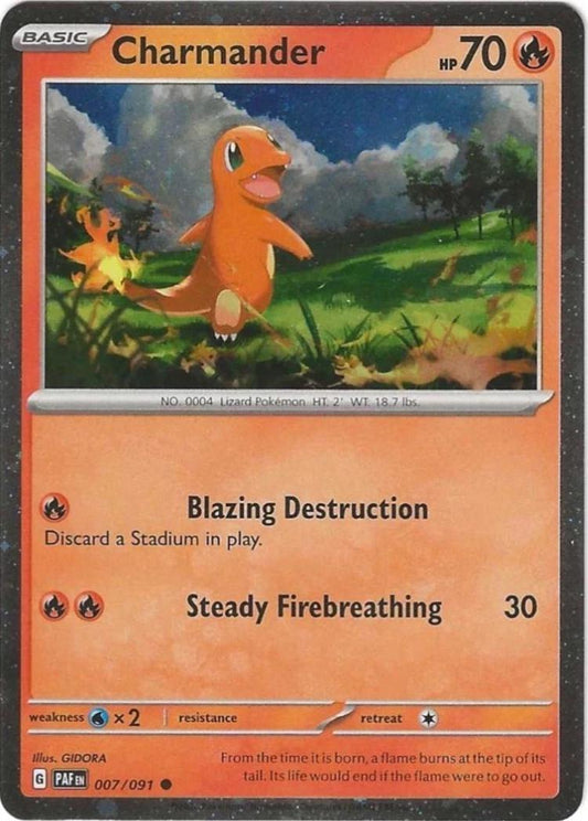 PAF - 007/091 - Charmander - Cosmos Holo