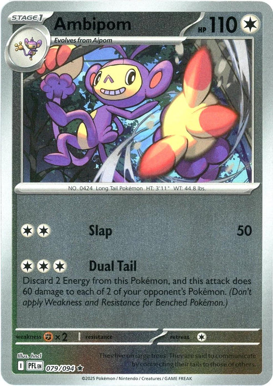 Phantasmal Flames - 079/094 - Ambipom - Reverse Holo