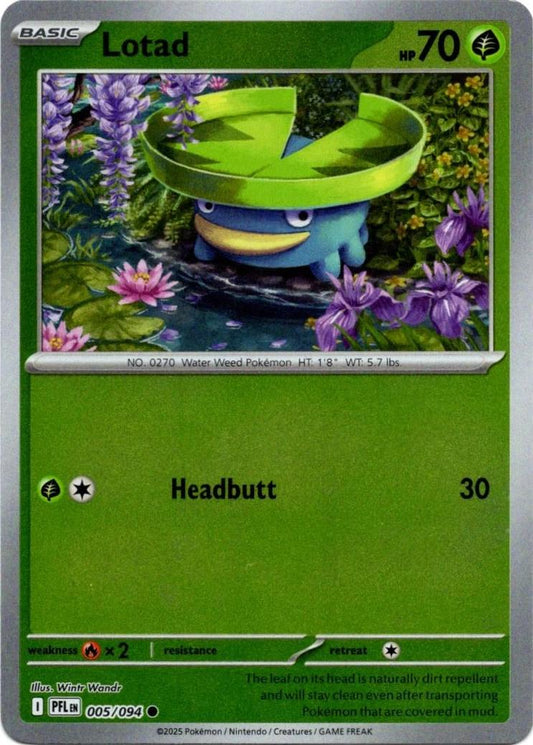 Phantasmal Flames - 005/094 - Lotad - Reverse Holo