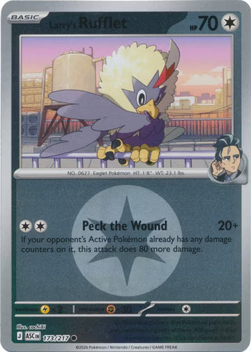 Ascended Heroes - 173/217 - Larry's Rufflet - Energy Reverse Holo