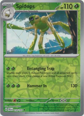 Paldea Evolved - 018/193 - Spidops - Reverse Holo