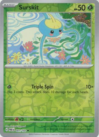 Paradox Rift - 001/182 - Surskit - Reverse Holo