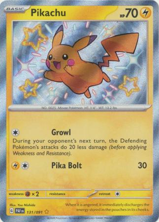 Paldean Fates - 131/091 - Pikachu