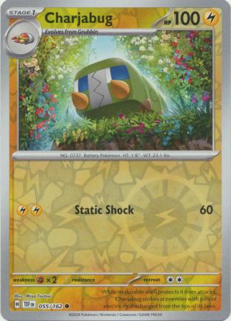 Temporal Forces - 055/162 - Charjabug - Reverse Holo