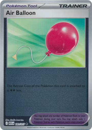 Ascended Heroes - 181/217 - Air Balloon - Reverse Holo