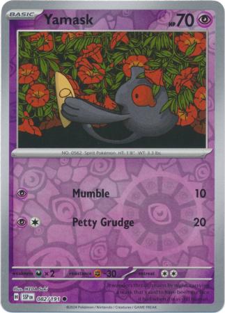 Surging Sparks - 082/191 - Yamask - Reverse Holo