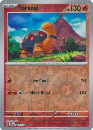 Journey Together - 025/159 - Torkoal - Reverse Holo