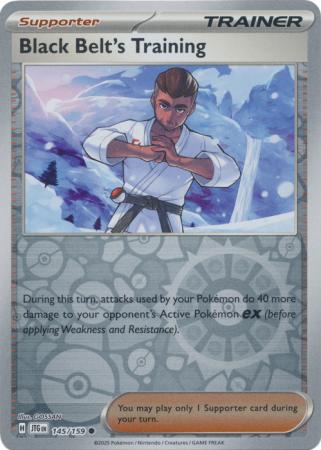 Journey Together - 145/159 - Black Belt's Training (Paldea) - Reverse Holo