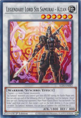 ALIN-EN042 - Legendary Lord Six Samurai - Kizan