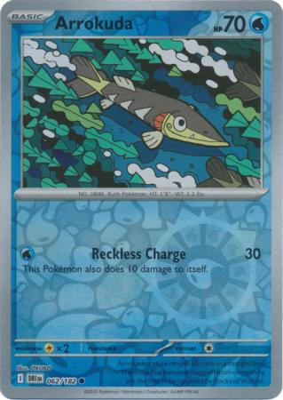 Destined Rivals - 062/182 - Arrokuda - Reverse Holo