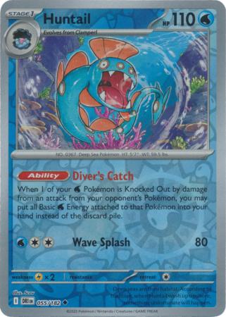 Destined Rivals - 055/182 - Huntail - Reverse Holo