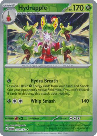 Destined Rivals - 018/182 - Hydrapple - Reverse Holo