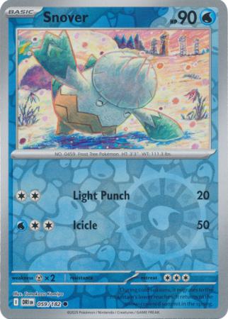 Destined Rivals - 059/182 - Snover - Reverse Holo