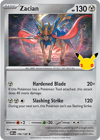 30th Celebration - 106/128 - Zacian