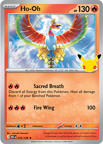 30th Celebration - 012/128 - Ho-Oh