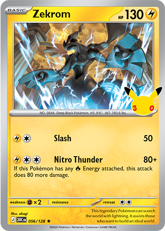 30th Celebration - 056/128 - Zekrom
