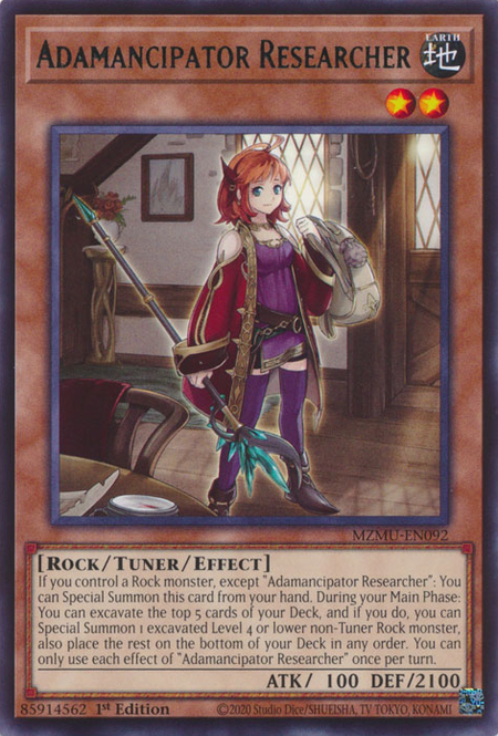 MZMU-EN092 - Adamancipator Researcher