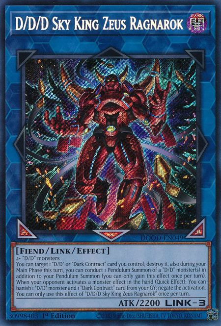 DOOD-EN049 - D/D/D Sky King Zeus Ragnarok