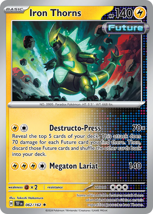 TEF - 062/162 - Iron Thorns - Cosmos Holo