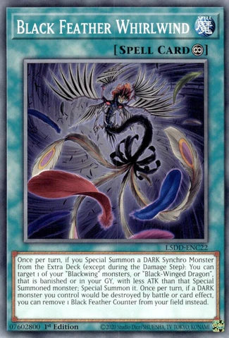 L5DD-ENC22 - Black Feather Whirlwind
