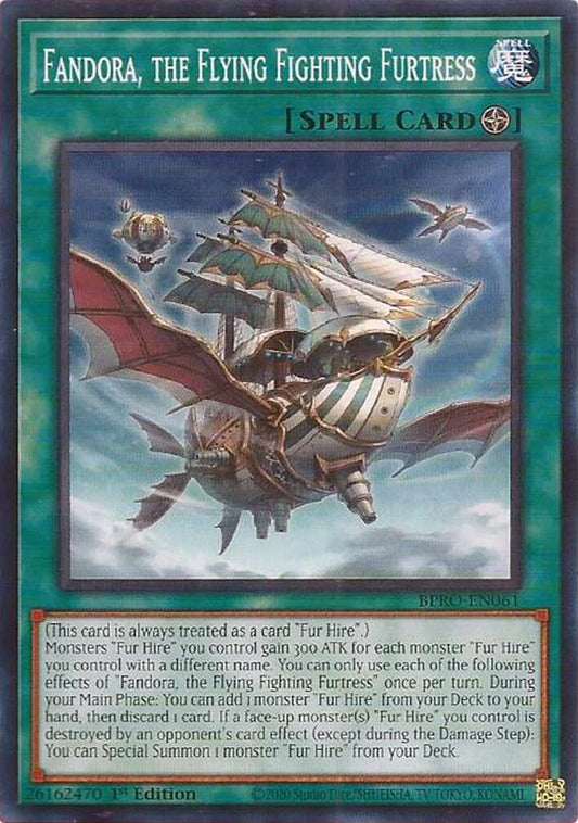 BPRO-EN061 - Fandora, the Flying Fighting Furtress