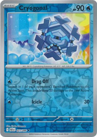 Black Bolt - 027/086 - Cryogonal - Reverse Holo