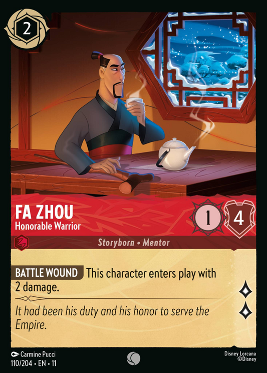 Winterspell - 110/204 - Fa Zhou - Honorable Warrior