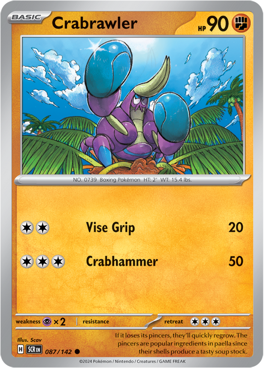 Stellar Crown - 087/142 - Crabrawler