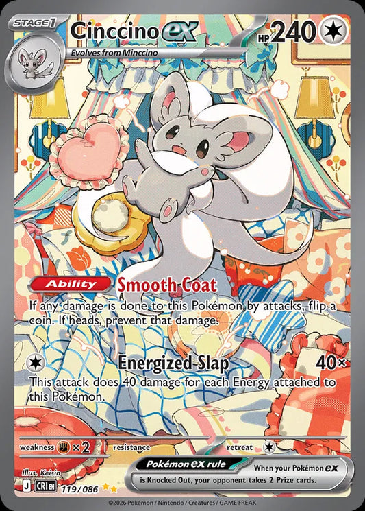 Chaos Rising - 119/086 - Cinccino ex