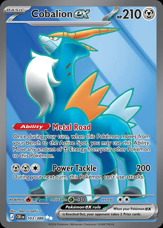 Chaos Rising - 103/086 - Cobalion ex