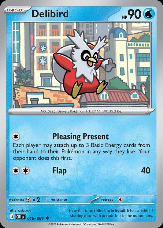 Chaos Rising - 018/086 - Delibird