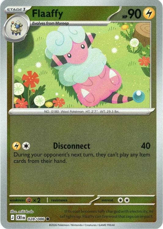 Chaos Rising - 028/086 - Flaaffy - Reverse Holo