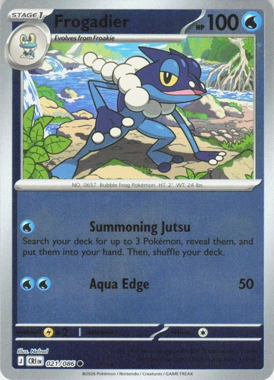 Chaos Rising - 021/086 - Frogadier - Reverse Holo