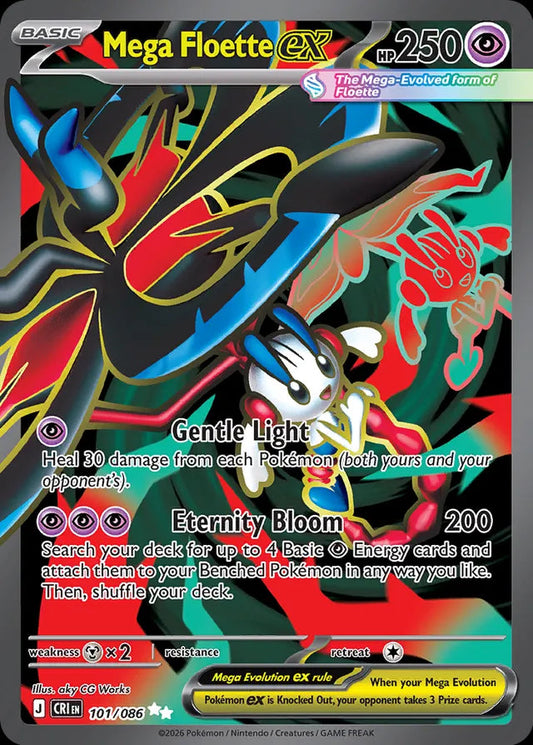 Chaos Rising - 101/086 - Mega Floette ex