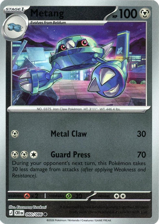 Chaos Rising - 060/086 - Metang - Reverse Holo