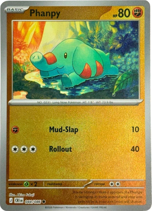 Chaos Rising - 044/086 - Phanpy - Reverse Holo