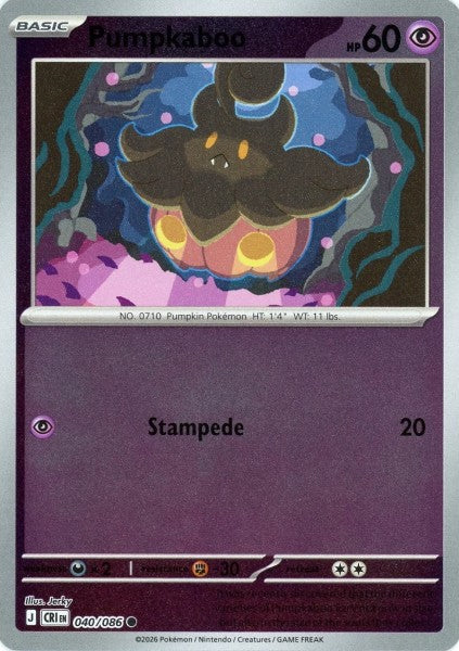 Chaos Rising - 040/086 - Pumpkaboo - Reverse Holo