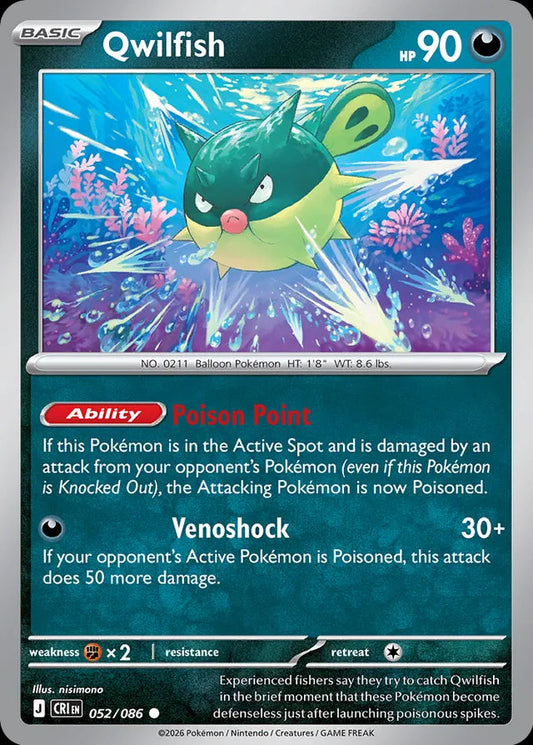 Chaos Rising - 052/086 - Qwilfish