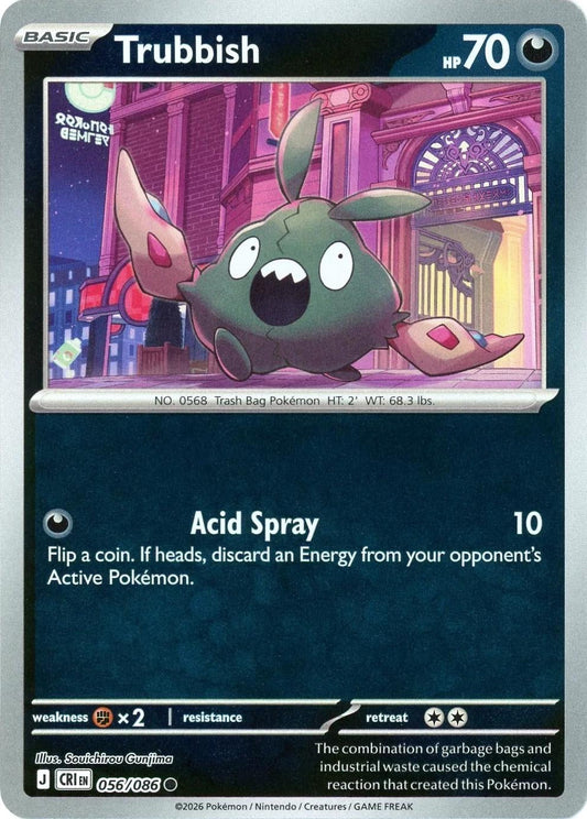 Chaos Rising - 056/086 - Trubbish - Reverse Holo