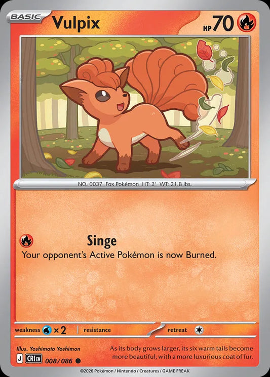 Chaos Rising - 008/086 - Vulpix